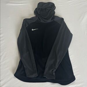 nike men's turtleneck hooded shirts & tops